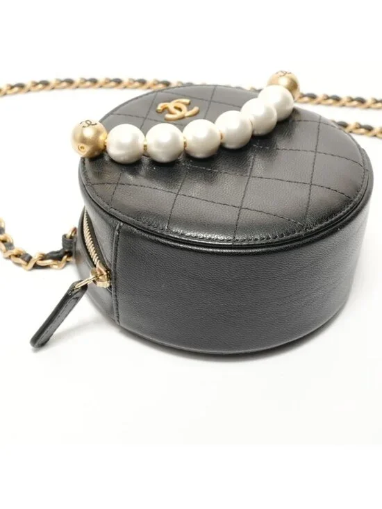 ★SOLD★ Chanel Shoulder Bag Quilted Pearl - Picture 5 of 10